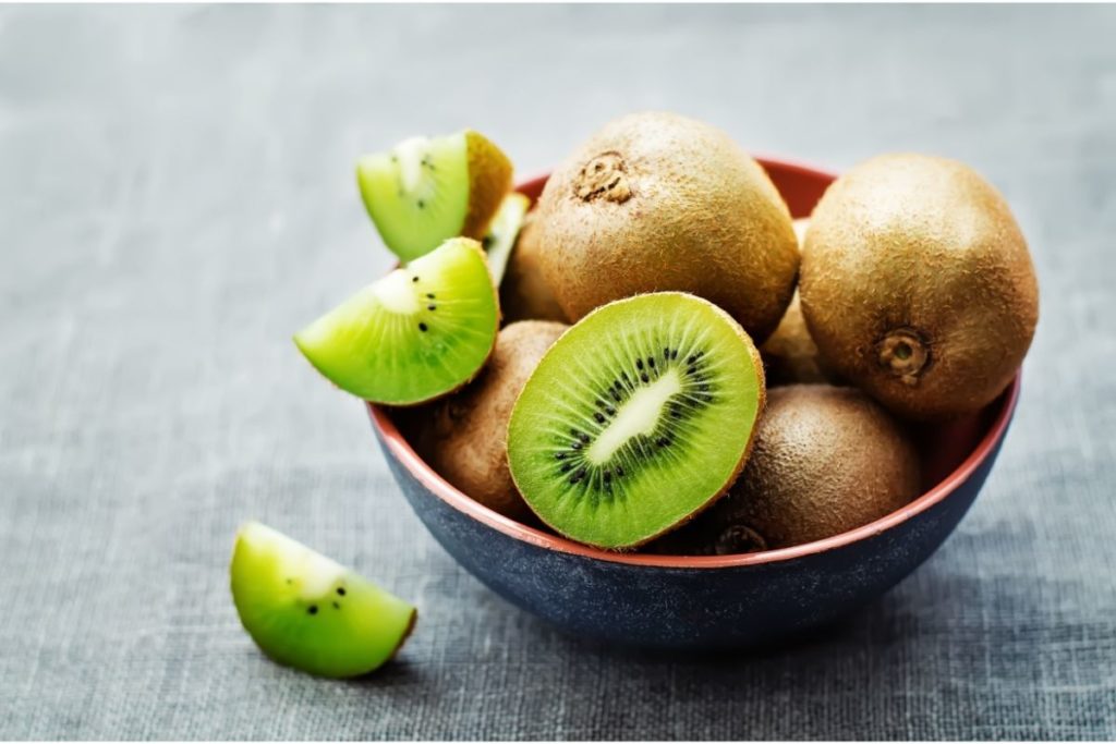 kiwi fruits with potassium