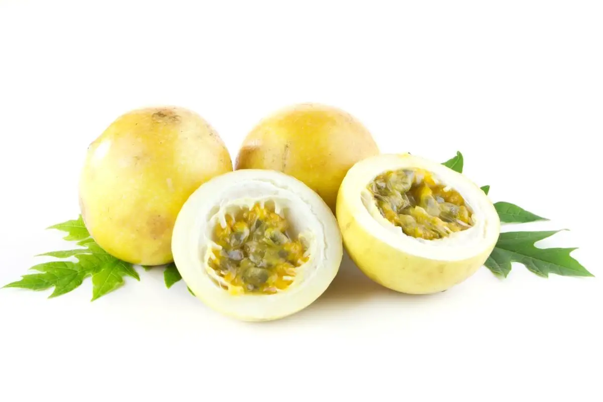 Passion Fruits with seeds