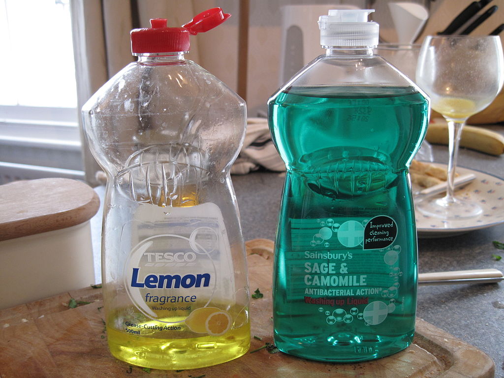 Liquid soap spray