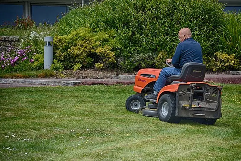 how to mow tall grass
