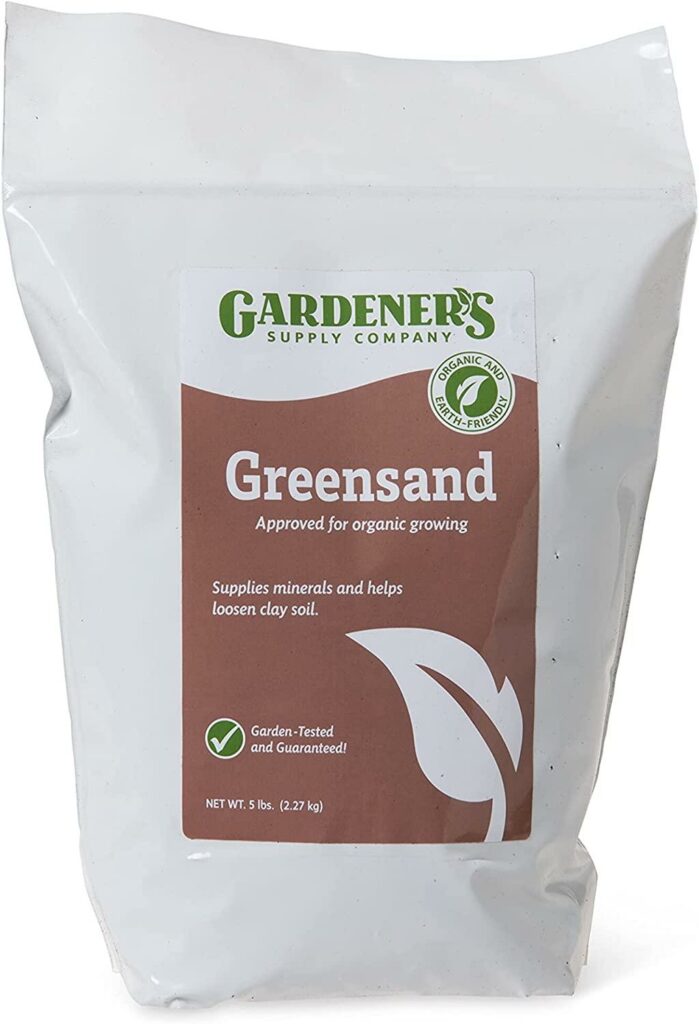 Greensand - when to apply fertilizer to garden