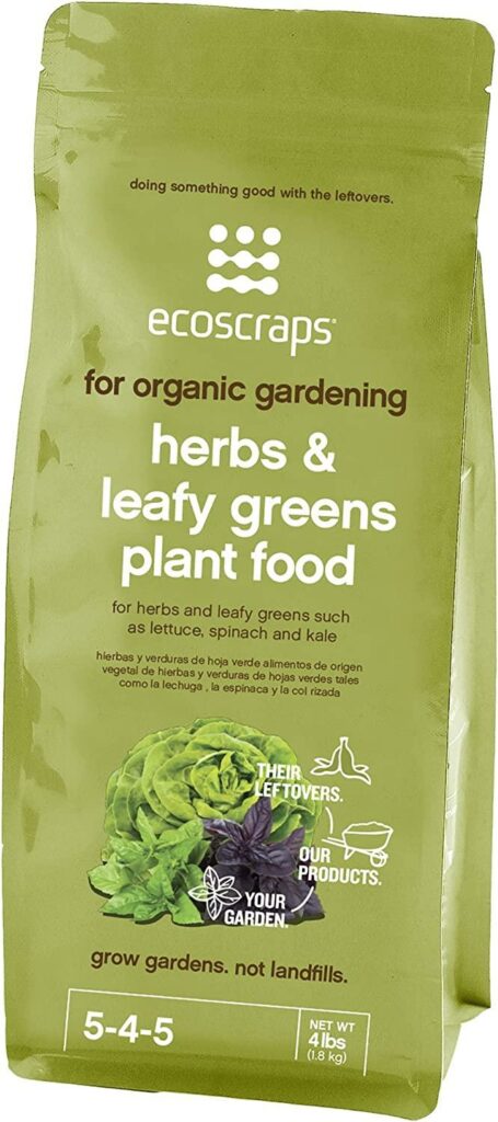 Ecoscraps Leafy Greens Plant Food - best vegetable fertilizers